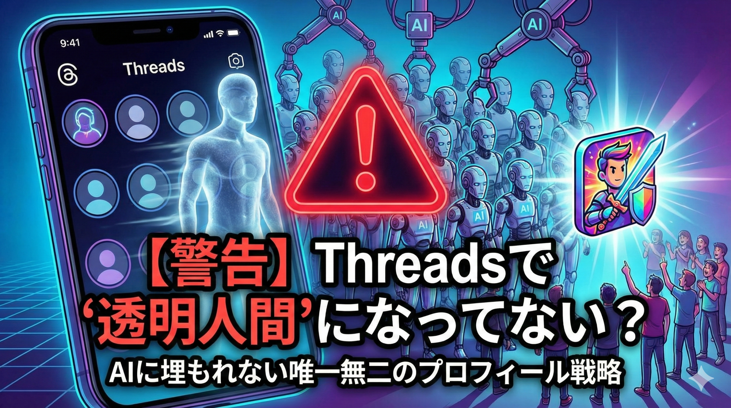 【警告】Threadsで”透明人間”になってない？
